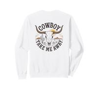 The Hell I Won'T Funny Cowgirl Country Western Rodeos Retro Sudadera