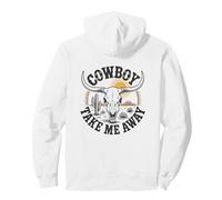 The Hell I Won'T Funny Cowgirl Country Western Rodeos Retro Sudadera con Capucha