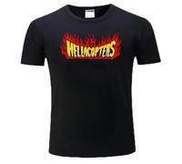 The Hellacopters 'Flammen' T-Shirt Neu Und Offiziell Cotton tee Shirt Fashion teenars Cool Tops Unisex Oversized tee-Shirt