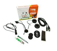 The Helmet Shop Auriculares compatibles con Harley Davidson de 7 Pines, Cable Inferior Incluido