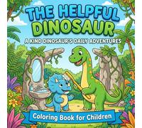 THE HELPFUL DINOSAUR: A Cute and Kind Dinosaur Coloring Adventure for Kids Aged 3-8