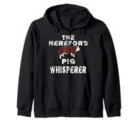 The Hereford Pig Whisperer Apparel Breeder para Hombre Sudadera con Capucha