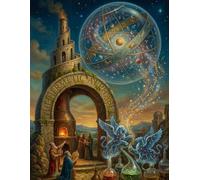 The Hermetic Alphabet: A Zodiacal Journey Through Symbol: An Esoteric Art Book Inspired by Johfra's Mystical Surrealism and Renaissance Symbolism