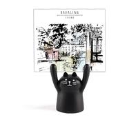 The Hidden Pavilion in Chengdu of China - Soporte para notas, diseño de gato negro