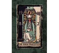 The High Priestess | 6x9 Paperback Lined Journal featuring a tarot card from the Rider-Waite Tarot Deck