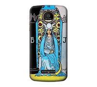 The High Priestess Vintage Tarot Card Funda Carcasa Case para Motorola Moto Z Force, Z Play