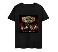 The Highwaymen T Shirt Live American Outlaws Vinyl Cover Small Medium Large Black