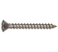 The Hillman Group 823700 Tornillo de metal con cabeza ovalada de acero inoxidable, 10 x 2 pulgadas, paquete de 100