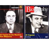 The History Channel Al Capone Collection : Al Capone Valentine's Day Massacre , Al Capone Biography : True Crime 2 DVD Set