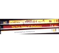 The History Channel Ancient Battles Collection : Battles B.C. Complete Season One , Decisive Battles Thermopylae , True Story Of Gladiators : 4 DVD SET