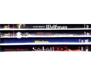 The History Channel : The Real Wolfman the History of Werewolves , Vampire Secrets the History of Vampires , Ancient Mysteries Witches the History of Witchcraft , Biography Satan the History of the Devil : Haunted Halloween 4 Pack Collection
