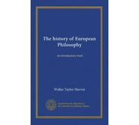 The history of European Philosophy: an introductory book