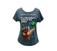 The Hitchhiker's Guide to the Galaxy Indigo Women's Relaxed Fit T-shirt Small
