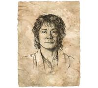 The Hobbit Art Print Portarit of Bilbo Baggins (Sony Playstation 5)