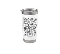 The Hobbit The Company of Thorin Oakenshield Vaso térmico de acero inoxidable de doble pared