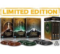 The Hobbit: The Motion Picture Trilogy (Limited Edition, SteelBook) Extended & Theatrical Editions [6-Disc Set] [4K UHD + Blu-ray] [Region Free]