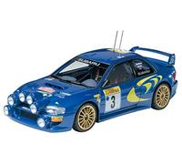 The Hobby Company Disney Cars Tamiya Subaru Impreza WRC 24199 1:24-réplica Fiel, construcción plástico, Manualidades, Pasatiempos, Pegado, Kit de Modelo, Montaje, sin Pintar, Color Rosso, Mittel