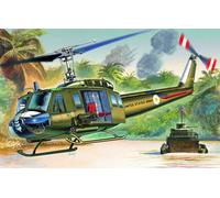 Italeri-1/72 UH-1D Slick Avión Militar Kit de Modelo, Color sin Pintar (1247)