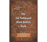 The Holy Bible Old Testament Word Search Book: Christian Puzzle Book | Word Search | Featuring Bible Passages
