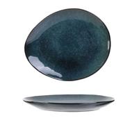 THE HOME DECO FACTORY Plato gres azul 22 cm