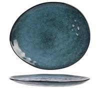 THE HOME DECO FACTORY Plato gres azul 27,5 cm