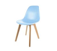 THE HOME DECO FACTORY Silla Infantil Azul SCANDINAVE HD3012-LGSP, Madera, Estandar