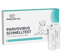 The Home Pet Lab Parvo - Prueba rápida para perros y gatos (2 pruebas), parvovirus para sospecha de fiebre de gato (CPV, FPV), para perros y gatos en parvovirosis (2 pruebas)