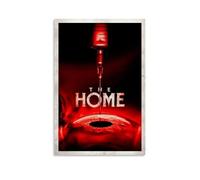 The Home - Póster de película de terror y misterio y sátira, arte de pared, lienzo estético, póster vintage de música y películas, pintura decorativa para sala de estar, dormitorio, 50 x 75 cm, estilo