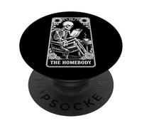 The Homebody Tarot Card Indoorsy Mujeres introvertidas PopSockets PopGrip Adhesivo