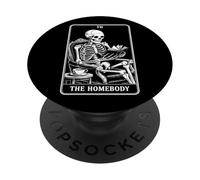The Homebody Tarot Card Indoorsy Mujeres introvertidas PopSockets PopGrip Adhesivo