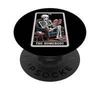 The Homebody Tarot Card Indoorsy Mujeres introvertidas PopSockets PopGrip Adhesivo