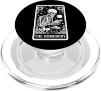 The Homebody Tarot Card Indoorsy Skeleton Introvertido PopSockets PopGrip para MagSafe