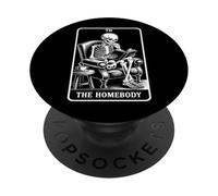 The Homebody Tarot Card Reading Interiorsy Introvertido PopSockets PopGrip Adhesivo