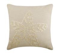 The HomeCentric Crudo Fundas para Cojines, Estrella De Mar Océano Y Tema De La Playa 50x50 cm Lanzar Fundas para Cojines, Sabana De Algodon Almohadas Fundas para El Sofa - Starfish Pearls
