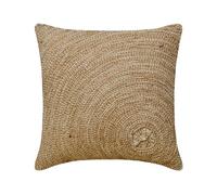 The HomeCentric Crudo Fundas para Cojines, Optico Cable De Yute Paquete de 2, 40x40 cm Lanzar Fundas para Cojines, Sabana De Algodon Almohadas Fundas para El Sofa, Fundas para Cojines - Back To Earth