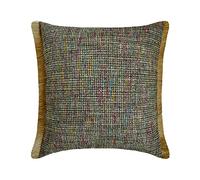 The HomeCentric Decorativo Gris Amortiguar, Paquete de 2, 40x40 cm Yute Cojin Encaje y Marroquí, Funda de Cojín con, Sólido Cojin, Contemporáneo Amortiguar-Jute Carnival