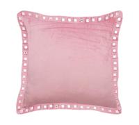 The HomeCentric Rosado Fundas para Cojines Paquete de 2, 50x50 cm, Terciopelo Fundas para Cojines, Rosa Fundas para Cojines - Pink Crystal Palace