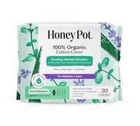 The Honey Pot Company - Calzones de hierbas para mujer - Incontinencia orgánica con alas - Infundidos con aceites esenciales para efecto refrescante - Esenciales posparto - Cuidado femenino - 20
