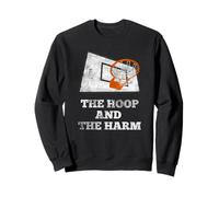 The Hoop and The Harm B-Ball Player Foul Design Sudadera