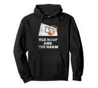 The Hoop and The Harm B-Ball Player Foul Design Sudadera con Capucha