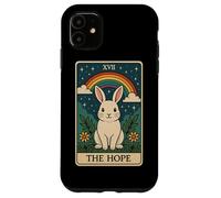The Hope Bunny Tarot - Orgullo minimalista LGBTQ+ Carcasa para iPhone 11