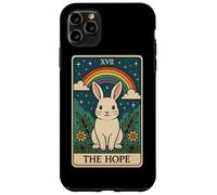 The Hope Bunny Tarot - Orgullo minimalista LGBTQ+ Carcasa para iPhone 11 Pro Max