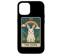 The Hope Bunny Tarot - Orgullo minimalista LGBTQ+ Carcasa para iPhone 12/12 Pro