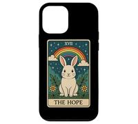 The Hope Bunny Tarot - Orgullo minimalista LGBTQ+ Carcasa para iPhone 12 mini