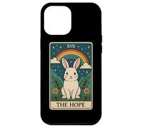 The Hope Bunny Tarot - Orgullo minimalista LGBTQ+ Carcasa para iPhone 12 Pro Max