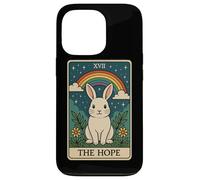 The Hope Bunny Tarot - Orgullo minimalista LGBTQ+ Carcasa para iPhone 13 Pro