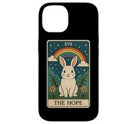 The Hope Bunny Tarot - Orgullo minimalista LGBTQ+ Carcasa para iPhone 14