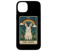 The Hope Bunny Tarot - Orgullo minimalista LGBTQ+ Carcasa para iPhone 14 Plus