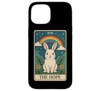 The Hope Bunny Tarot - Orgullo minimalista LGBTQ+ Carcasa para iPhone 15