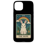 The Hope Bunny Tarot - Orgullo minimalista LGBTQ+ Carcasa para iPhone 15 Plus